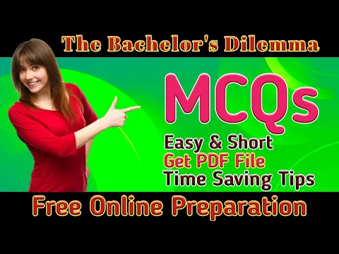 BA Solved MCQs For Modern Essays Bachelor Dilemma | BA Part-2 Solved MCQs | BA English Solved Papers