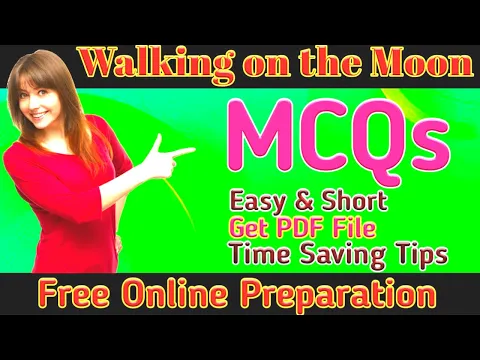BA Solved MCQs For Modern Essay WALKING ON THE MOON | BA Part-2 English Solved MCQs| BA Solved Paper